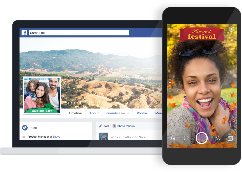Facebook เปิดตัว “Facebook Camera Effects’” สามารถสร้างกรอบรูปโปรไฟล์ของตัวเองได้