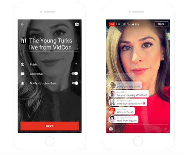YouTube ท้าชน Facebook Live ปล่อยฟีเจอร์ Live Streaming บนมือถือ