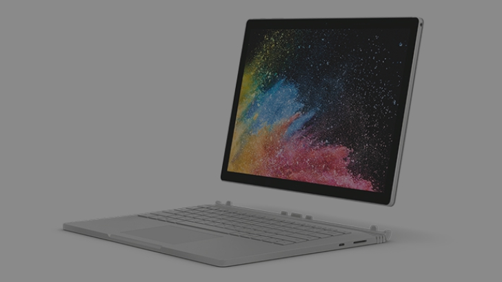 Microsoft เปิดตัว Surface Book 2 มาพร้อมซีพียู Intel เจนฯ 8 และการ์ดจอ GTX 1060