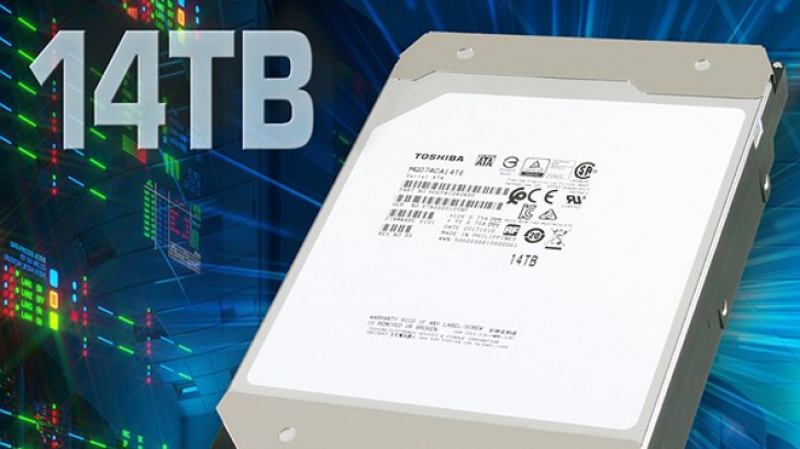 Toshiba เปิดตัวฮาร์ดดิสก์แผ่นจานแม่เหล็กความจุ 14TB รุ่นแรกของโลก