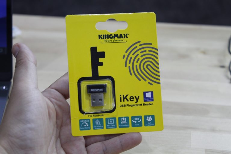 Kingmax iKey สแกนนิ้วเข้าเครื่อง ลดปัญหาโดนขโมยใช้ ไฟล์หาย ล็อคอินง่าย นิ้วเดียวอยู่